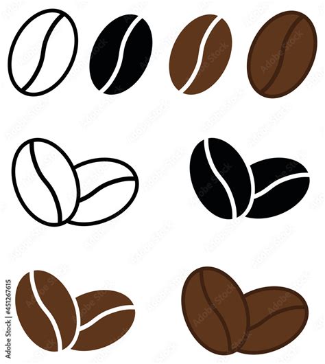 coffee bean outline|More.